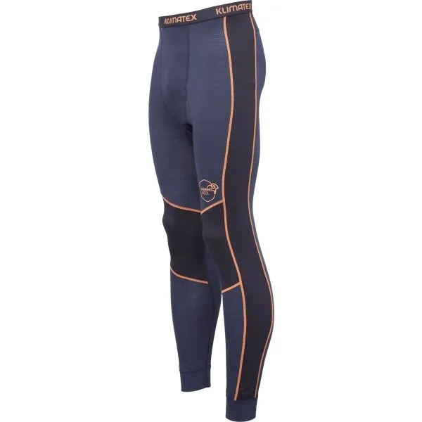 Klimatex TASHUN MERINO Pánske merino blend spodky, tmavo modrá, veľkosť