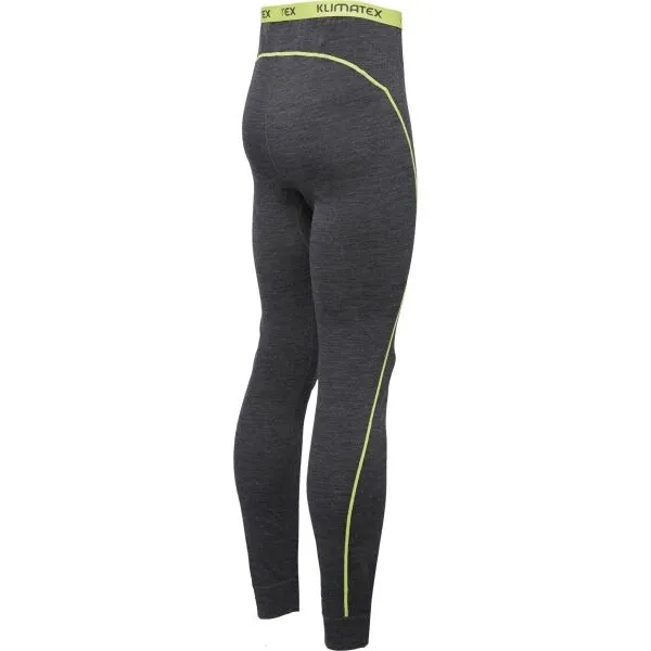 Klimatex BITRE MERINO Pánske merino spodky, tmavo sivá, veľkosť