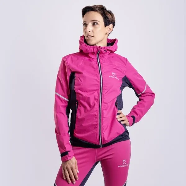 PROGRESS PROSNOW LADY Dámska laminátová bunda, ružová, veľkosť