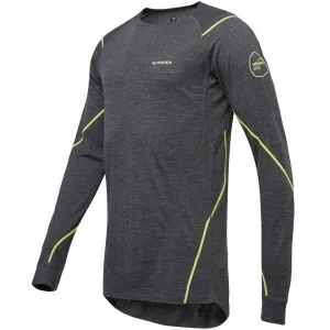 Klimatex MITRE MERINO Pánske merino tričko, tmavo sivá, veľkosť