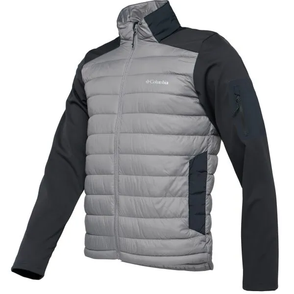 Columbia TECH HYBRID SOFTSHELL Softshellová bunda, sivá, veľkosť
