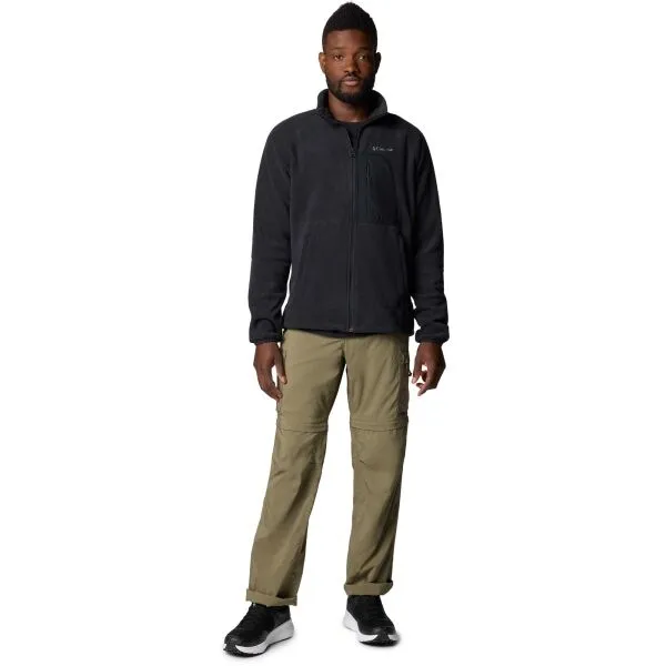 Columbia RAPID EXPEDITION II FULL ZIP FLEECE Pánska outdoorová mikina, čierna, veľkosť