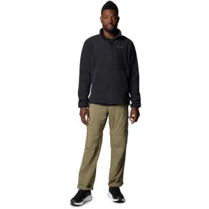 Columbia RAPID EXPEDITION II FULL ZIP FLEECE Pánska outdoorová mikina, čierna, veľkosť