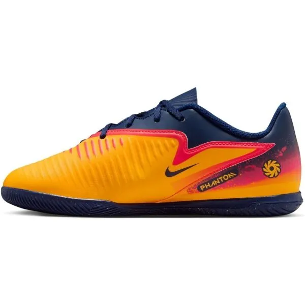 Nike PHANTOM 6 LOW CLUB IC ERLING HAALAND JR Juniorské halové kopačky, oranžová, veľkosť 32