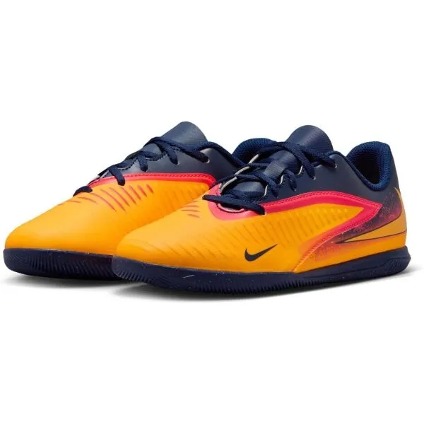 Nike PHANTOM 6 LOW CLUB IC ERLING HAALAND JR Juniorské halové kopačky, oranžová, veľkosť 32