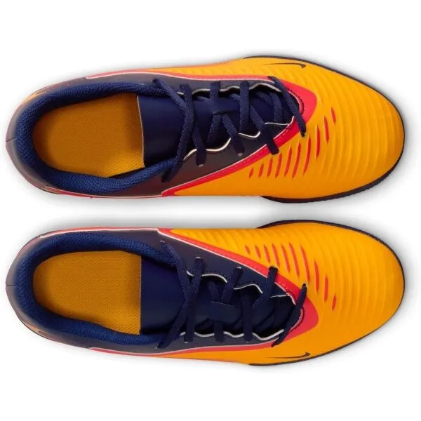 Nike PHANTOM 6 LOW CLUB IC ERLING HAALAND JR Juniorské halové kopačky, oranžová, veľkosť 32