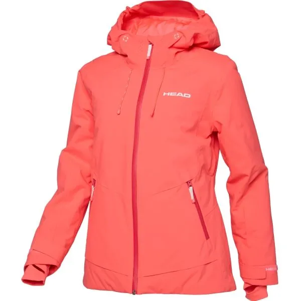 Head TIGNES Dámska lyžiarska bunda, lososová, veľkosť