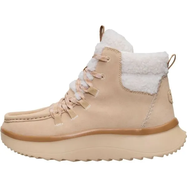 HEY DUDE WENDY PEAK APRES SUEDE COZY Dámska zimná obuv, béžová, veľkosť