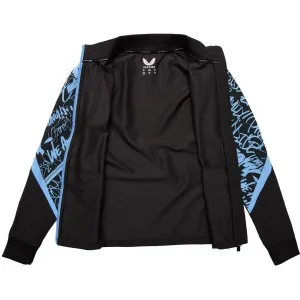 CASTORE SLAVIA PRAGUE PRE MATCH JACKET JR Detská predzápasová bunda, čierna, veľkosť