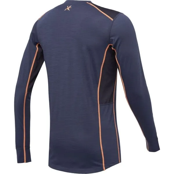 Klimatex TASMAN MERINO Pánske merino blend tričko, tmavo modrá, veľkosť