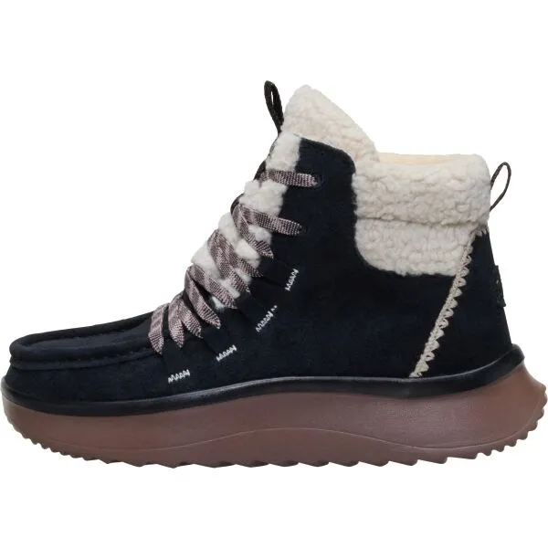 HEY DUDE WENDY PEAK APRES SUEDE COZY Dámska zimná obuv, čierna, veľkosť