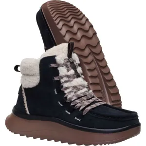 HEY DUDE WENDY PEAK APRES SUEDE COZY Dámska zimná obuv, čierna, veľkosť