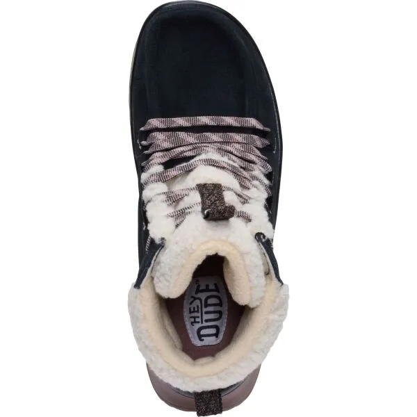 HEY DUDE WENDY PEAK APRES SUEDE COZY Dámska zimná obuv, čierna, veľkosť
