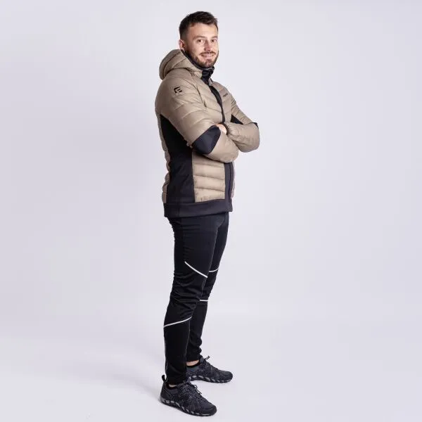 PROGRESS PROSNOW MAN Pánske zimné elastické nohavice, čierna, veľkosť