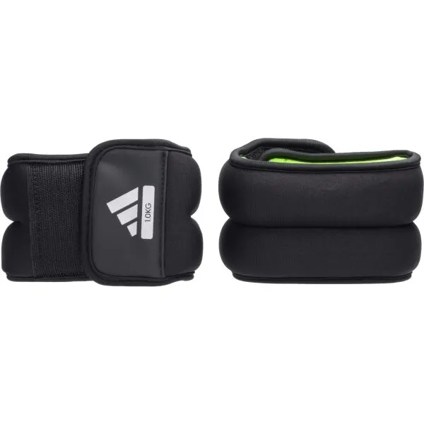 adidas ANKLE/WRIST WEIGHTS 1 KG Závažia na členky a zápästia, čierna, veľkosť