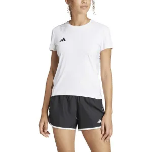 adidas ADIZERO ESSENTIALS TEE Dámske bežecké tričko, biela, veľkosť