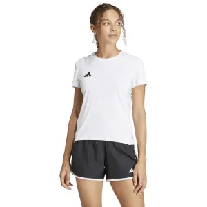 adidas ADIZERO ESSENTIALS TEE Dámske bežecké tričko, biela, veľkosť