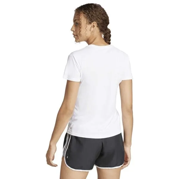 adidas ADIZERO ESSENTIALS TEE Dámske bežecké tričko, biela, veľkosť