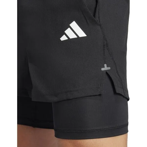 adidas GYM+ 2IN1 SHORT Pánske športové kraťasy, čierna, veľkosť