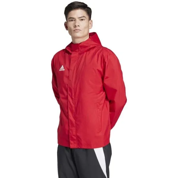 adidas ENT22 AW JKT Pánska futbalová bunda, červená, veľkosť