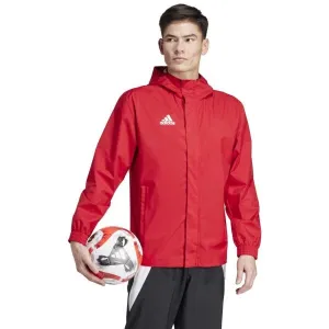 adidas ENT22 AW JKT Pánska futbalová bunda, červená, veľkosť