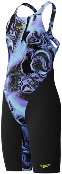 Speedo fastskin endurance+ max openback kneeskin girls blue 128cm