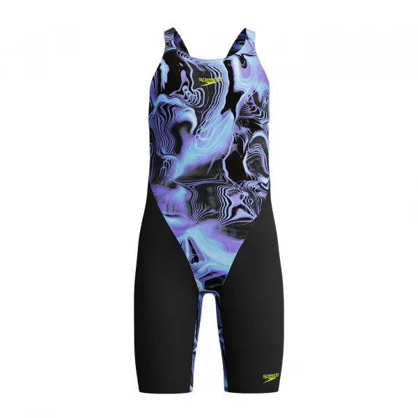 Speedo fastskin endurance+ max openback kneeskin girls blue 128cm