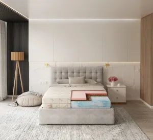 FDM Penový matrac ERGO Bamboo | 80 x 200 cm