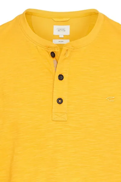 Tričko Camel Active Henley 1/2 Arm Sunflower