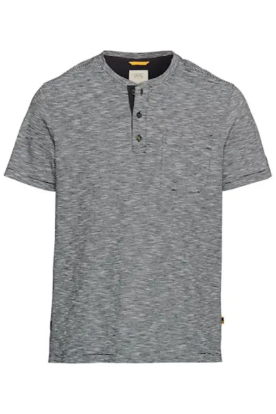 Tričko Camel Active Henley 1/2 Arm Dark Indigo