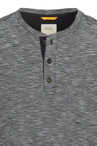 Tričko Camel Active Henley 1/2 Arm Dark Indigo