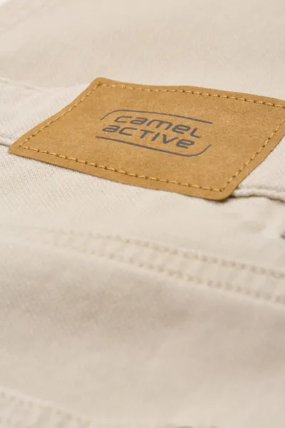 Džínsy Camel Active 5 Pocket Regular Fit Beige