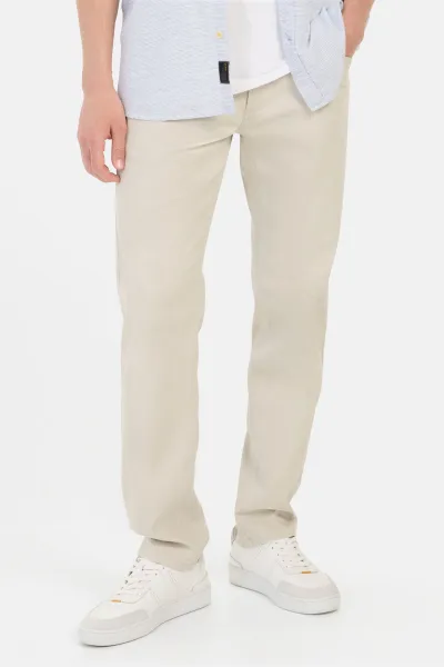 Džínsy Camel Active 5 Pocket Regular Fit Beige