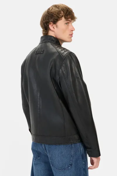 Bunda Camel Active Leather Blouson Anthra