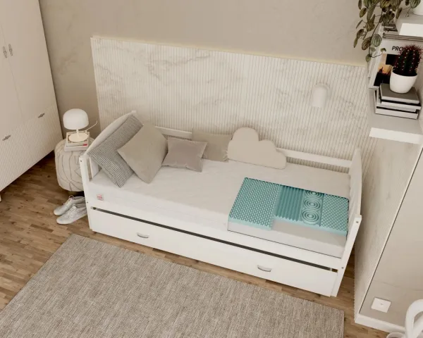FDM Penový matrac LEON Microquilt | 90 x 190 cm