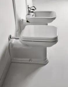 KERASAN - WALDORF WC misa 37x65cm, spodný/zadný odpad, biela 411601