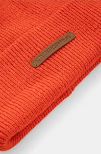 Čiapka LA Sportiva Boulder oranžová farba, z hrubej pleteniny, vlnená, Y63322322