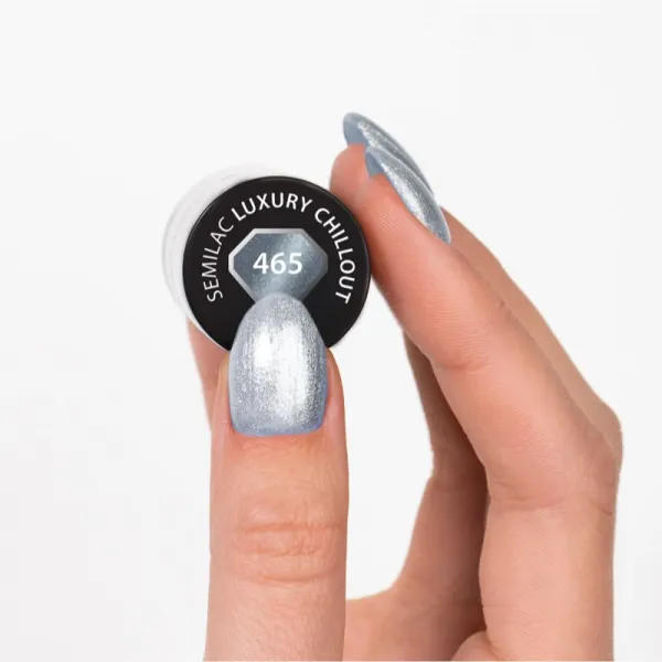 Semilac UV Hybrid Silk Effect gélový lak na nechty s použitím UV/LED lampy odtieň 465 Luxury Chillout 7 ml