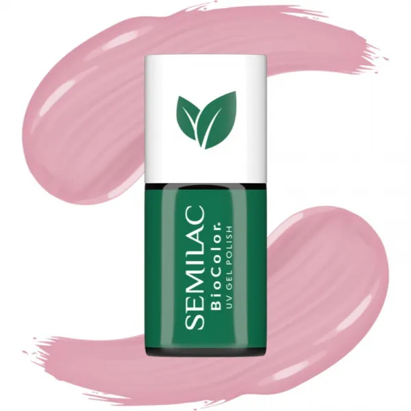 Semilac UV Hybrid BioColor gélový lak na nechty s použitím UV/LED lampy odtieň 713 Pink Wildflowers 7 ml