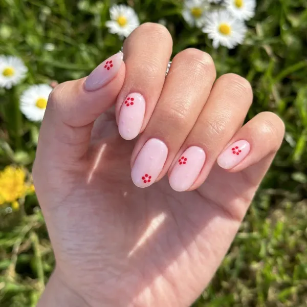 Semilac UV Hybrid BioColor gélový lak na nechty s použitím UV/LED lampy odtieň 713 Pink Wildflowers 7 ml