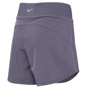 Nike NK BLISS DF MR 5IN BR SHORT Dámske šortky, tmavo sivá, veľkosť