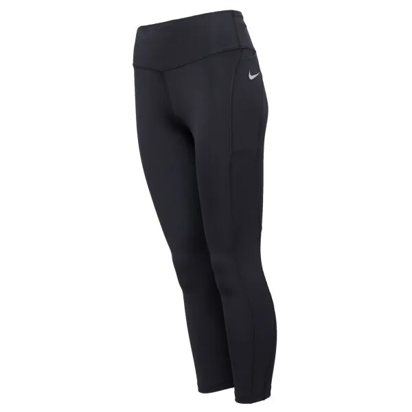 Nike DF FAST CROP W Dámske bežecké legíny, čierna, veľkosť