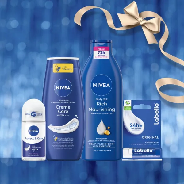 NIVEA Creme Care darčeková sada pre výživu a hydratáciu
