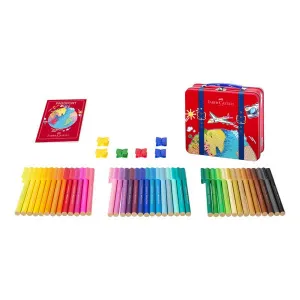 Faber-Castell popisovače s klipom v kufríku 40 ks