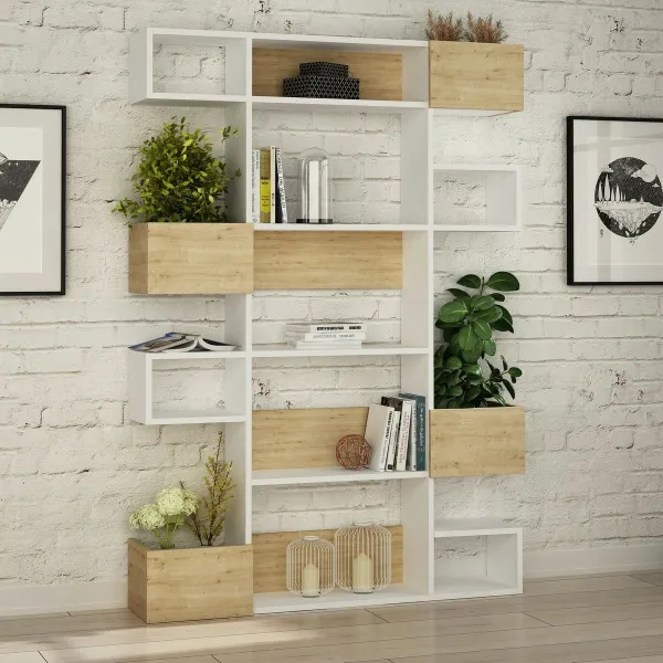 Knižnica Niho White and Oak