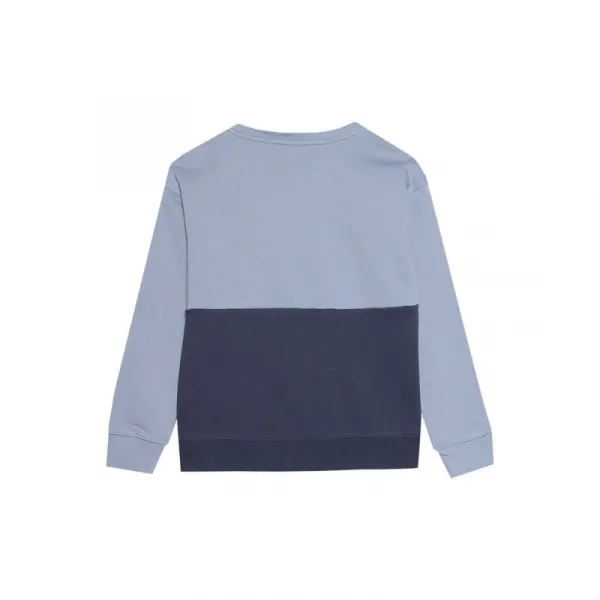 Chlapčenská mikina 4F JUNIOR SWEATSHIRT-JWSS24TSWSM0923-34S-LIGHT BLUE