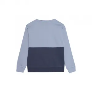 Chlapčenská mikina 4F JUNIOR SWEATSHIRT-JWSS24TSWSM0923-34S-LIGHT BLUE