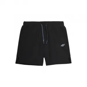Chlapčenské tréningové kraťasy 4F JUNIOR SHORTS FNK-JWSS24TFSHM483-20S-DEEP BLACK