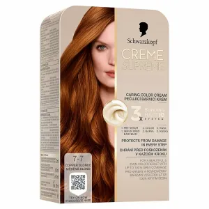 Schwarzkopf Creme Supreme Farba na vlasy 7-7 medená blond 1ks