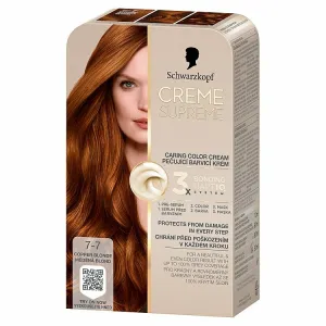 Schwarzkopf Creme Supreme Farba na vlasy 7-7 medená blond 1ks